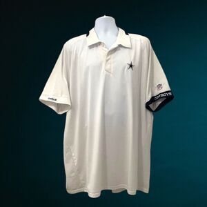 REEBOK Dallas Cowboys Play Dry Golf Shirt, Plus Size 2XL